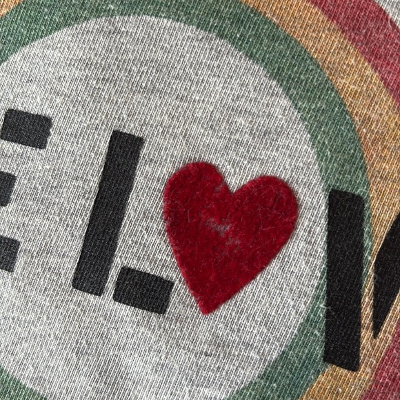 A.P.C. Gray “One Love” Long Sleeve Tee/Thinner Sweatshirt Size Small - Picture 14 of 14